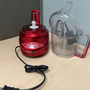 Cuisinart Mini-Prep Plus Food Processor DLC-2A Metallic Red With Chop and Grind Functions, Complete