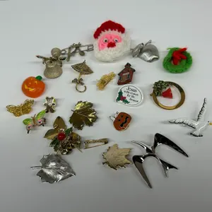 Collection of Holiday Pins/Brooches