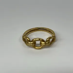 Gold Chain-Link style Band Ring 14K