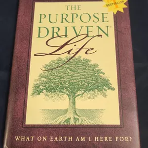 The Purpose Driven Life Hardcover by Rick Warren, Zondervan, 2002, with Dust Jacket and Bestseller L