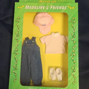 1993 Eden Madeline & Friends Play Clothes Outfit for Poseable Dolls NRFB Style 33448 Complete Set wi