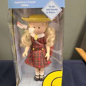 Madeline’s Friend Nona Poseable Doll by Learning Curve, 2002, in Original Box, Inspired by Ludwig Be