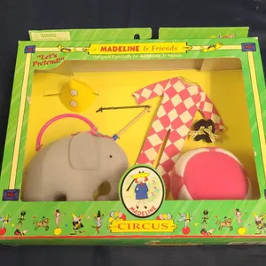 Madeline & Friends Circus Play Adventures Set by Eden 33428 in Original Box with Elephant and Access
