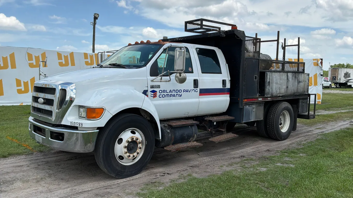 2009 FORD F-650XL SD CREW CAB S/A MECHANICS TRUCK VIN: 3FRWW65D99V215875