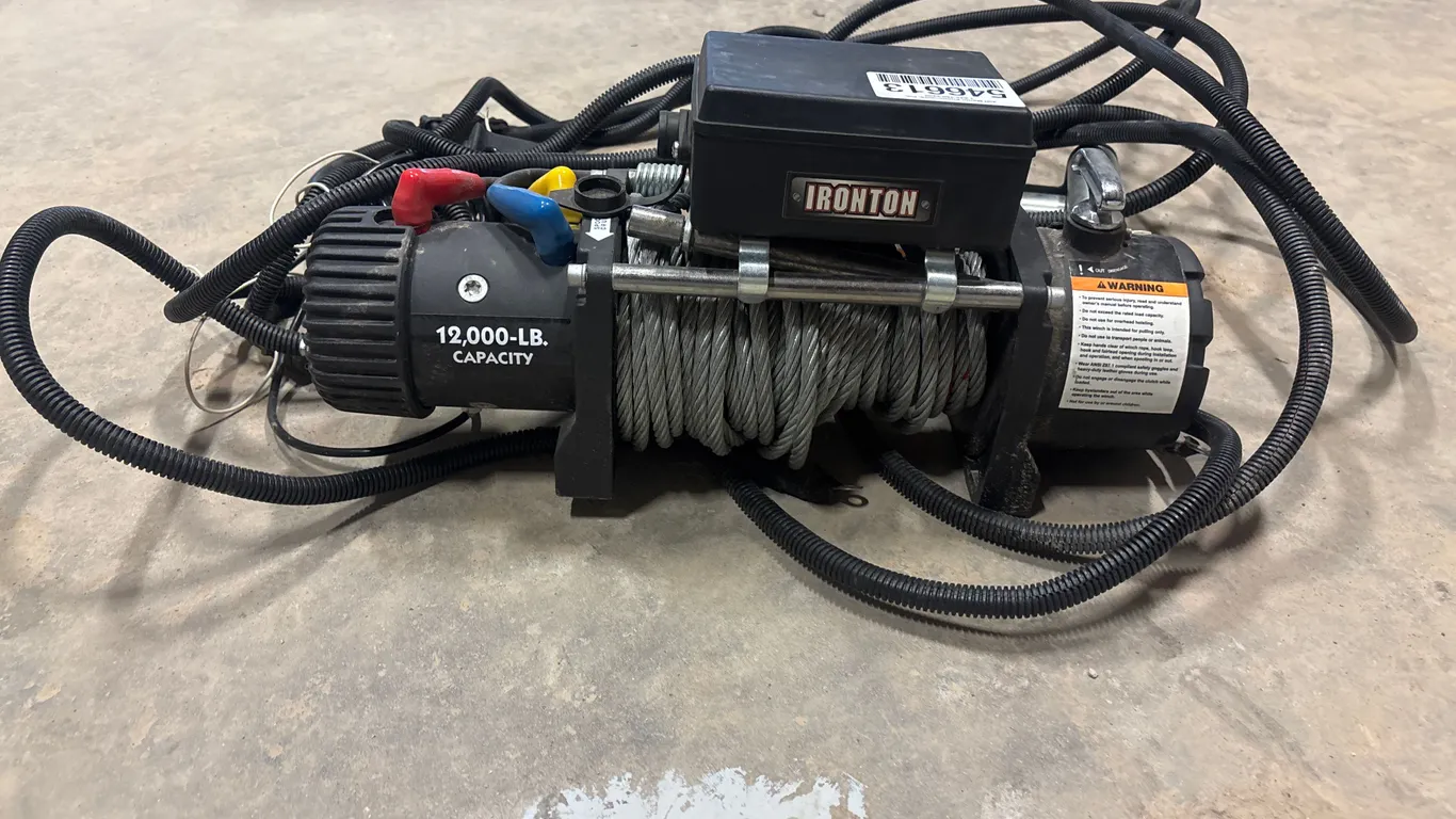 IRONTON 12000 LBS ELECTRIC TRUCK WINCH