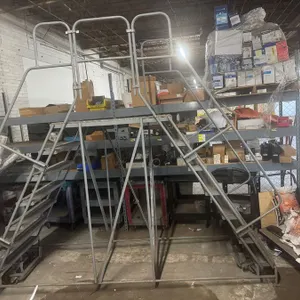 Cotterman 6 Step Rolling Crossover Ladder with Platform