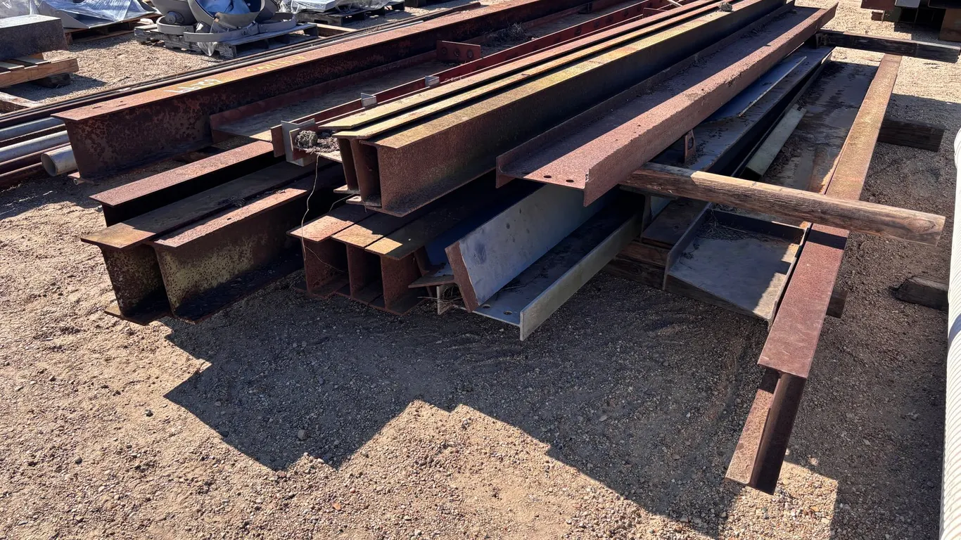 VARIOUS IRON BEAMS