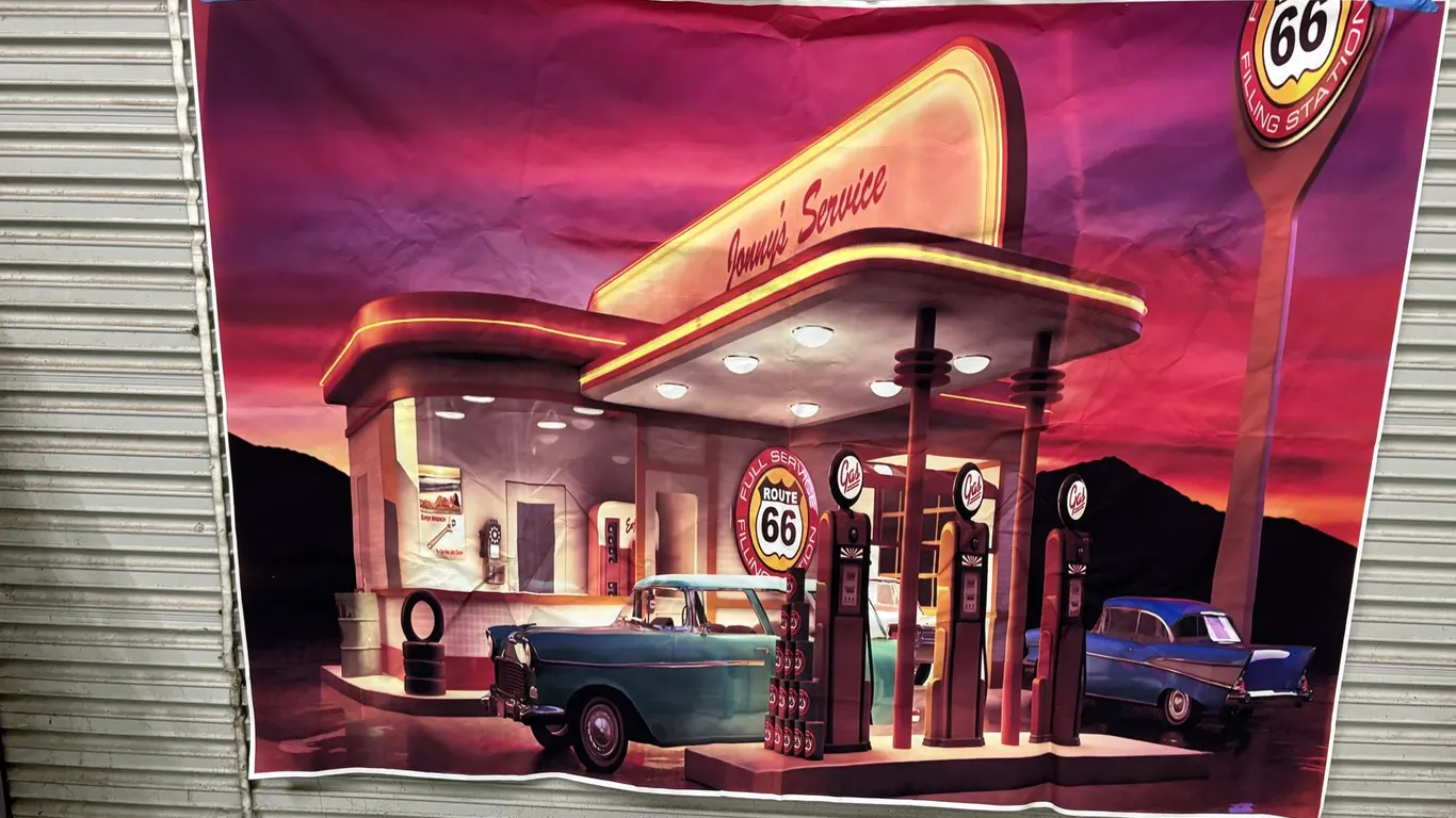 LARGE AUTOMOTIVE THEMED BANNER