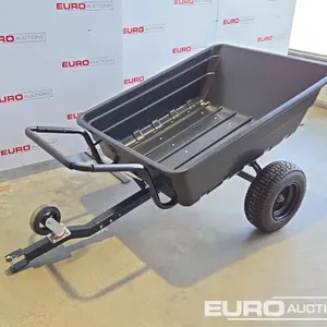 Unused 2026 400kg/200L Towable Tipping Barrow to suit ATV, 6.50-8 Pneumatic Tyres 