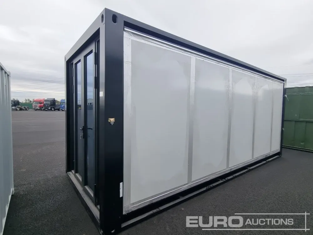 Unused 2026 20' x 19' Deluxe Expandable Container House, 2 Bedrooms, Living Room, Kitchen, Cabinets & Sink, Shower, Basin, Toilet (Cannot Be Reconsign