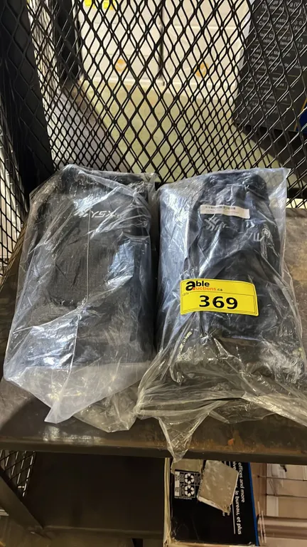 (2) YSXHW SLEEPING PADS IN BLACK STORAGE BAGS