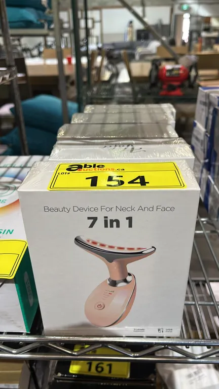 (5) *NEW IN SEALED BOXES* VALEE 7-IN-1 BEAUTY DEVICES FOR FACE & NECK