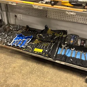 SHELF OF ASSORTED WRENCH KITS AND WRENCHES
