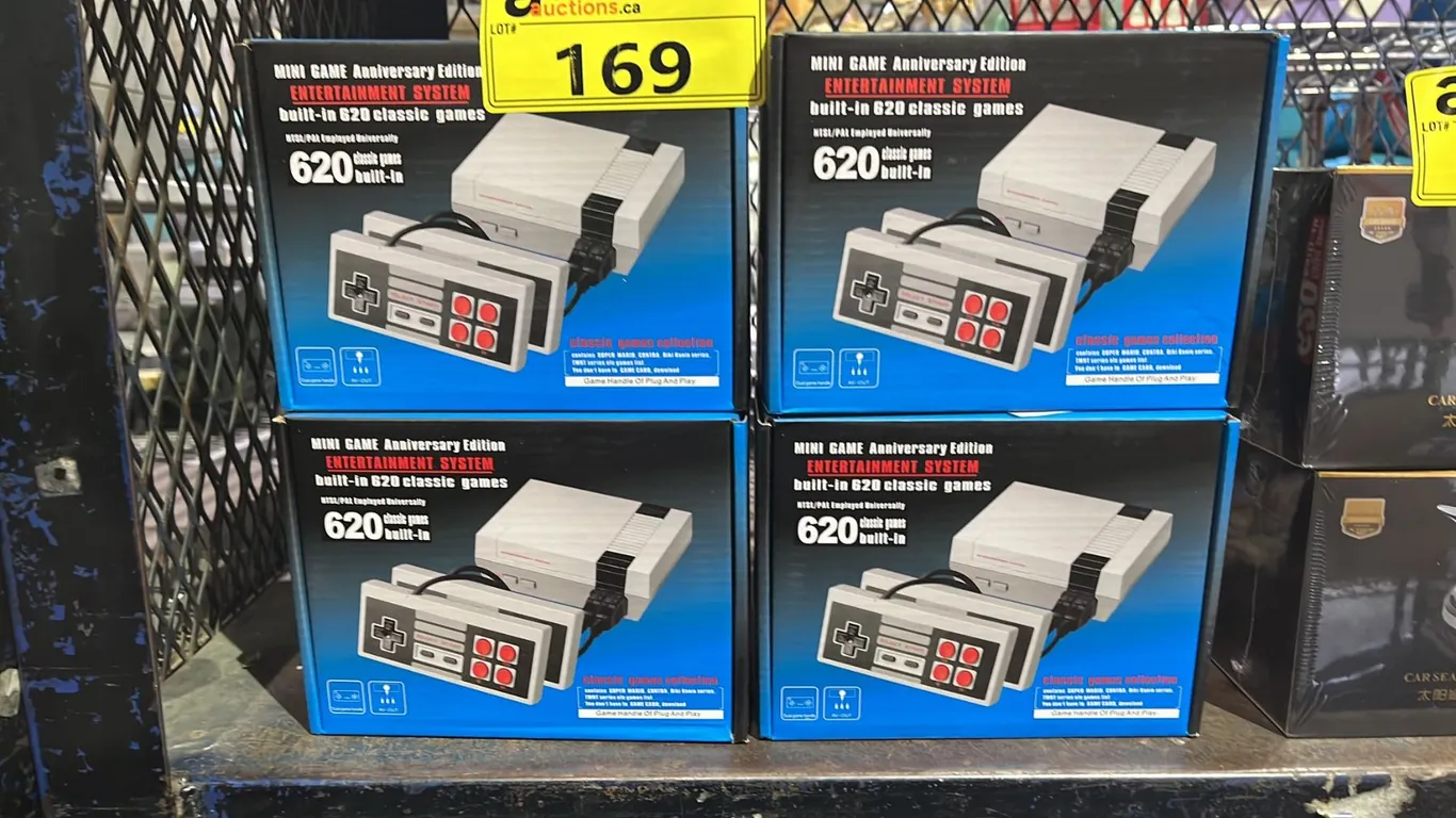 (4) *NEW* ANNIVERSARY EDITION MINI GAME ENTERTAINMENT SYSTEM WITH 620 BUILT-IN GAMES