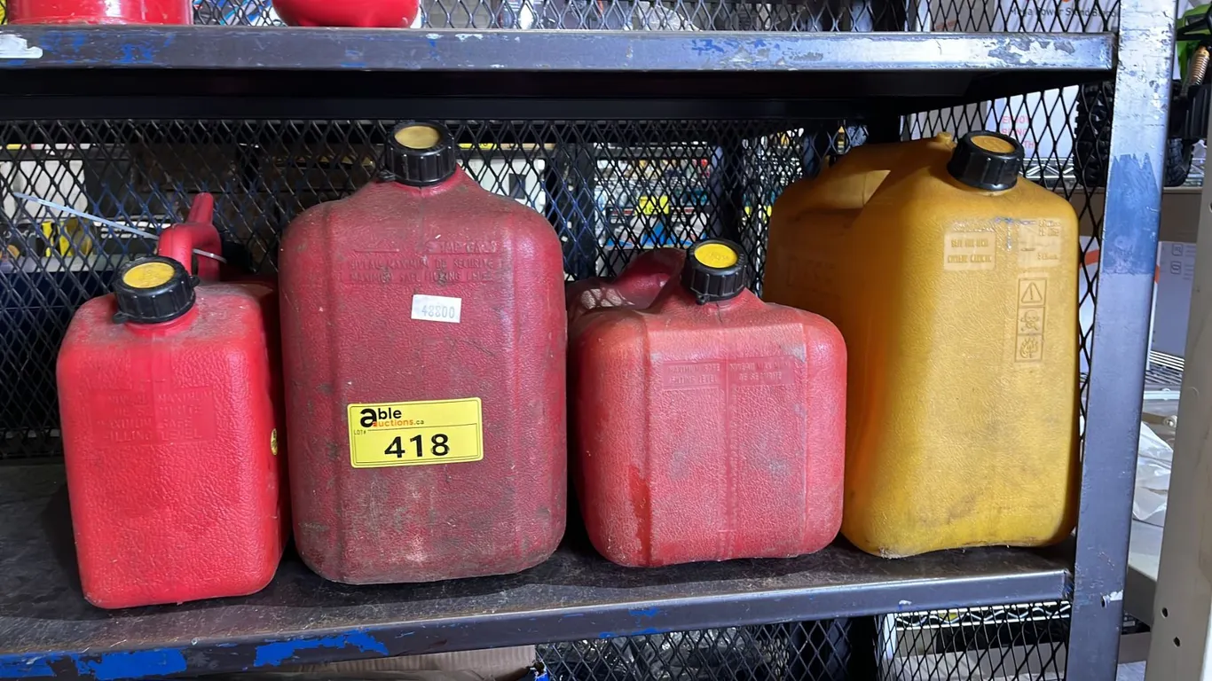 (4) ASSORTED JERRY CANS