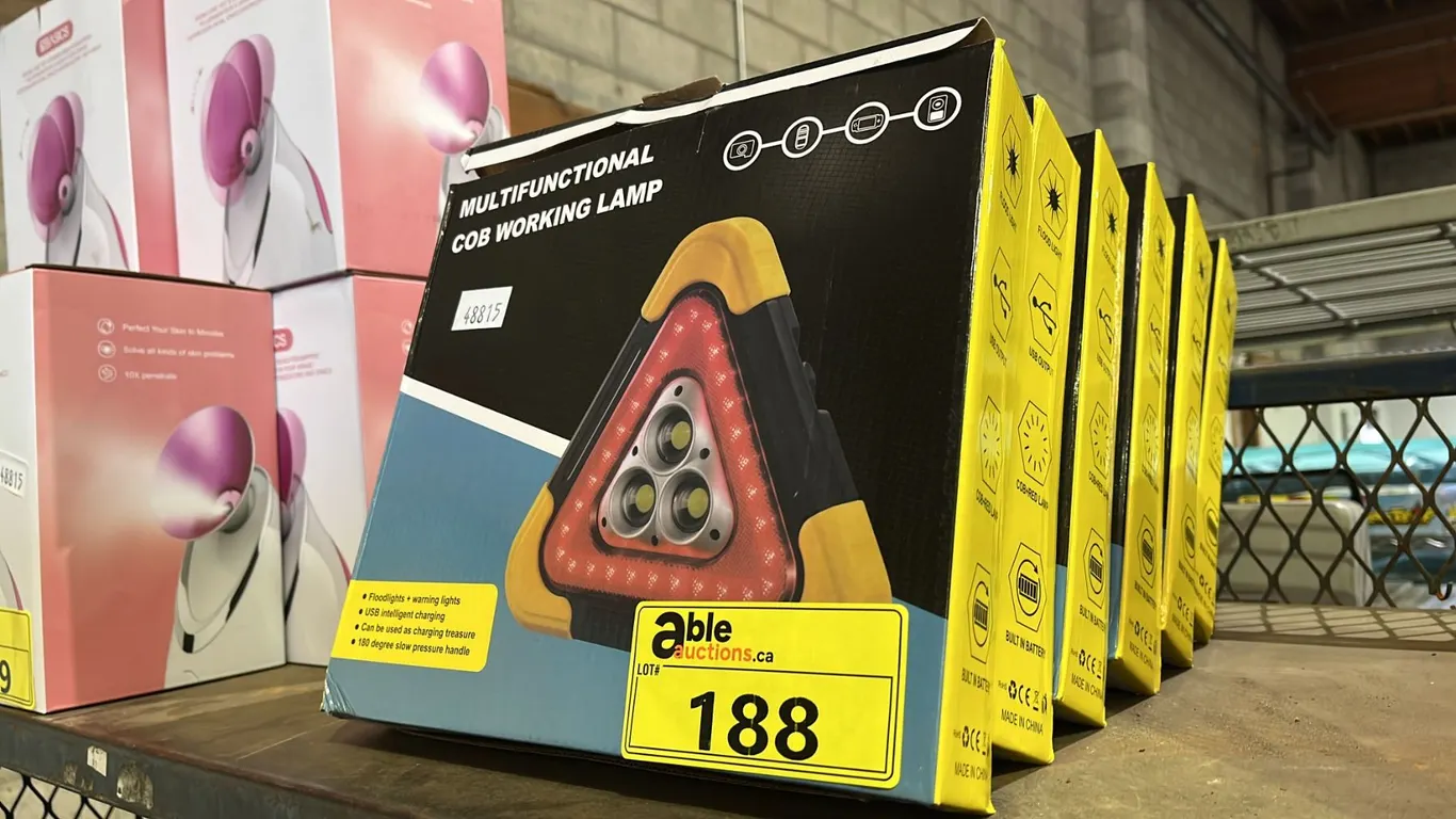 (6) *NEW* MULTIFUNCTIONAL COB WORKING LAMPS