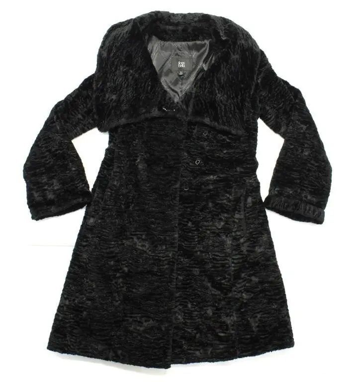 SWAKARA-STYLE FIORE BELLA FAUX SHEARLING COAT