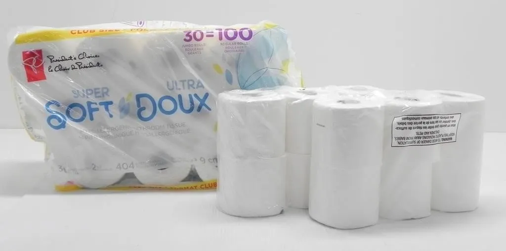 PRESIDENT'S CHOICE ULTRA-SOFT WASHROOM PAPER 36 R