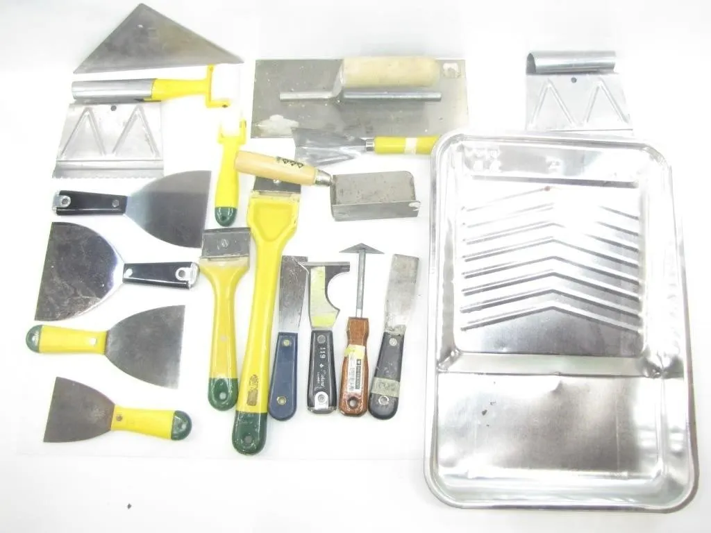 LOT OF ASSTD. DRYWALL & PAINTING TOOLS