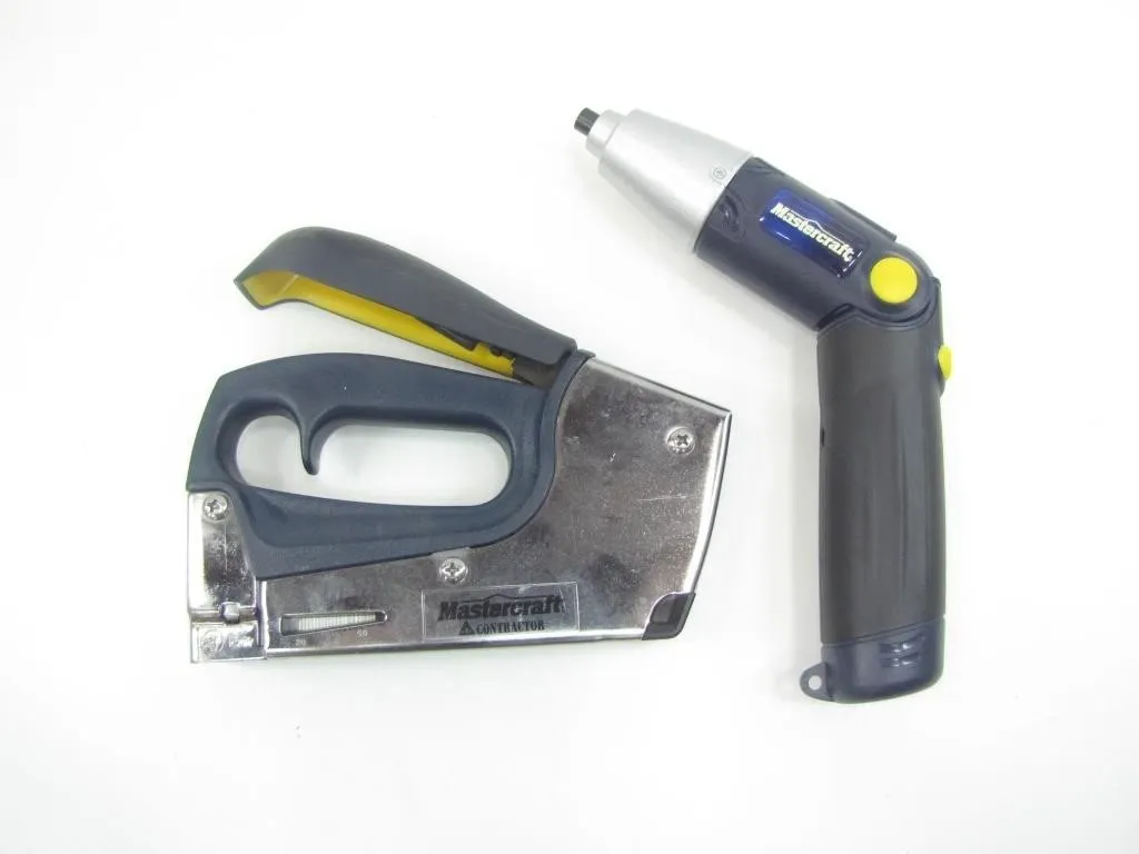 MASTERCRAFT CONST. STAPLER & ELECTRIC SCREWDRIVER