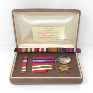 BOX OF WW2 WAR MEDALS