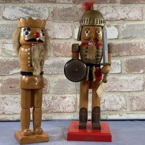 (2 PCS) WOODEN NUTCRACKERS - 1- 2008 LTD EDITION