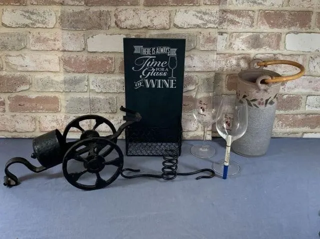 2 BOXES: ASSORTED WINE HOLDERS, GIFT BOXES &