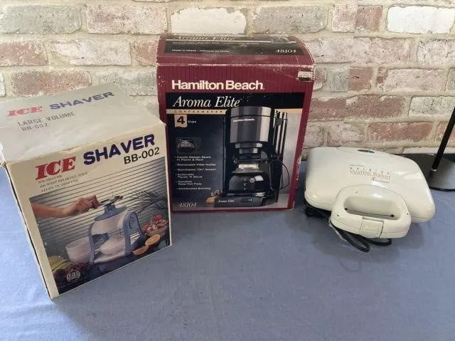 (3 PCS) HAND OPERATED ICE SHAVE, HAMILTON