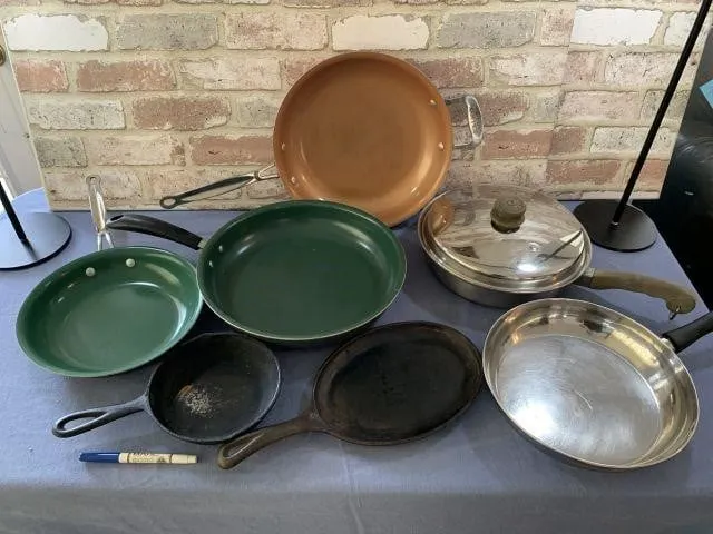 BOX LOT: ASSORTMENT OF FRY / SAUTE PANS; 2