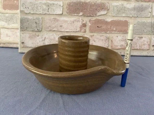 VINTAGE, HAND-THROWN "DRUNKEN CHICKEN"