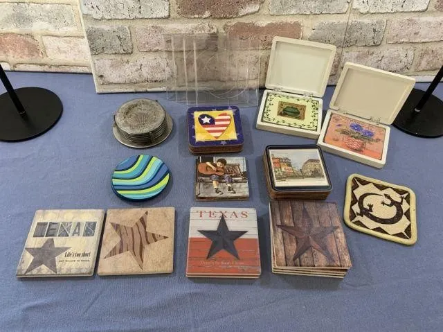 LARGE SELECTION OF ASSORTED COASTERS