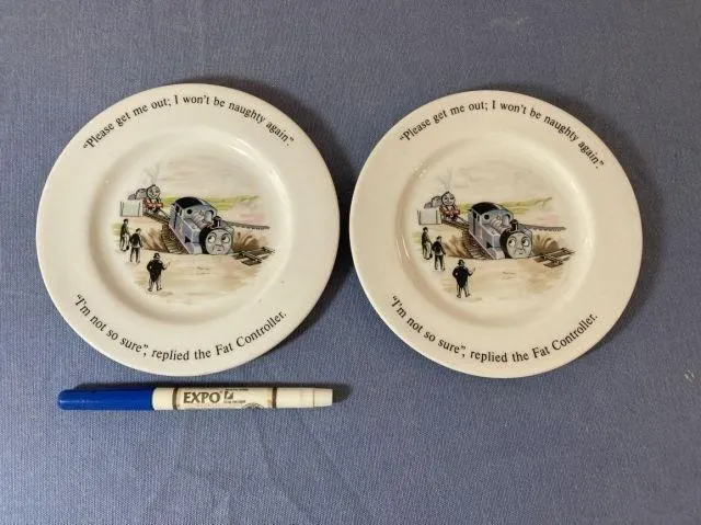 (2 PCS) THOMAS THE TANK ENGINE PORCELAIN