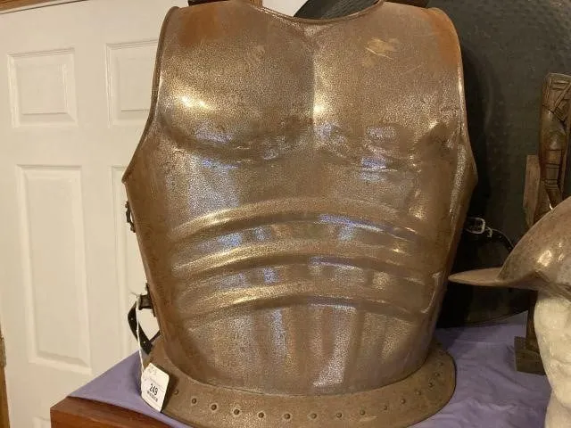 20" TALL MUSCLE CUIRASS 2 PC. BODY ARMOR REPLICA;