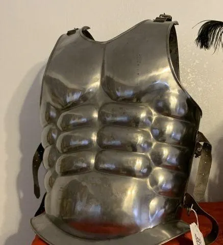 20" TALL 2 PC ROMAN MUSCLE ARMOR CUIRASS