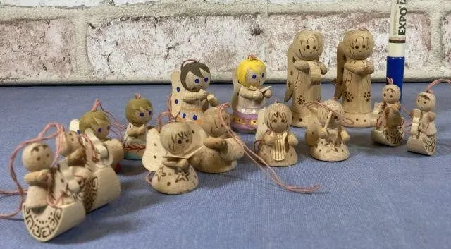 14 PCS ASSORTED MINIATURE ANGEL FIGURINE