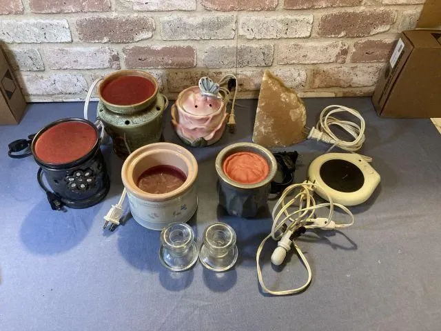 (4 BOXES) ASSORTED CANDLES, HOLDERS & WAX