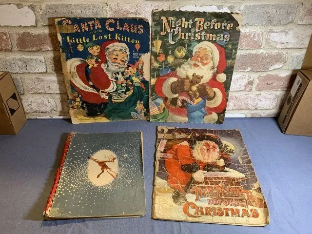 BOX LOT: VINTAGE CHRISTMAS BOOKS