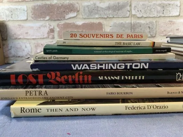 BOX LOT OF TRAVEL & HISTORY BOOKS
