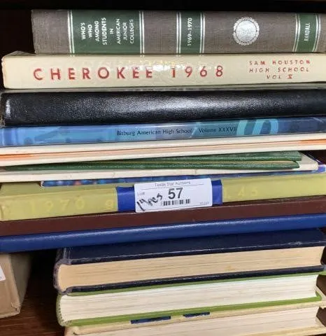 (14 PCS) VINTAGE YEARBOOKS - 1960'S- 1970'S