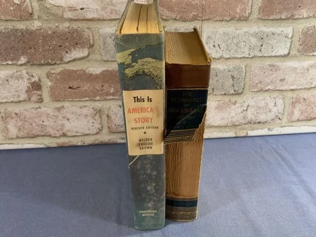 (2 PCS) VINTAGE BOOKS - THE FLOWERING OF NEW