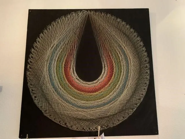 STRING ART ON BOARD