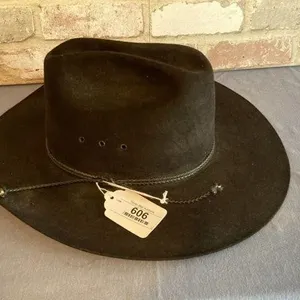 RESISTOL WESTERN HAT, SIZE 7 5/8