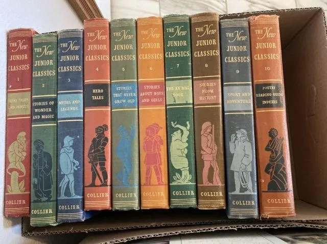 BOX LOT: A COMPLETE 10 VOLUME SET OF "THE NEW
