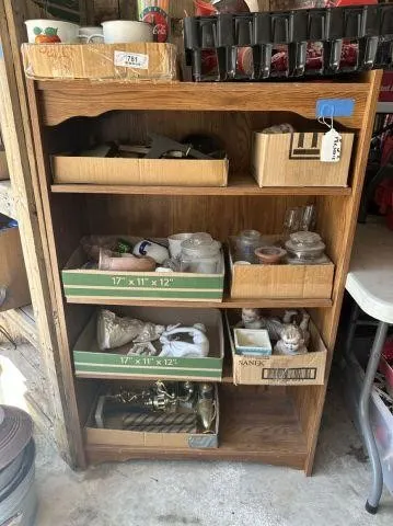 4-TIER LAMINATE SHELF; 30" X 12" X 48"
