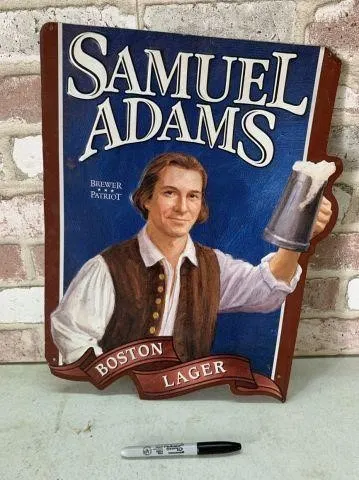 METAL SAMUEL ADAMS BOSTON LAGER DECORATIVE