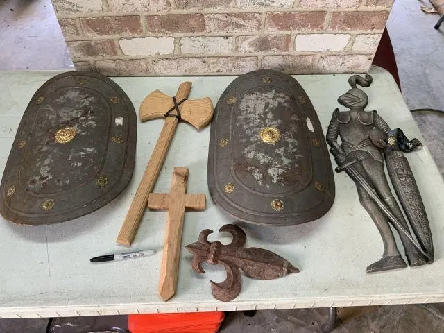 COLLECTION OF DECORATIVE MEDIEVAL-STYLE REPLICA