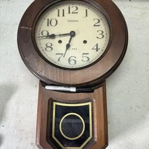 VINTAGE AMINEX 31 DAY WALL MOUNT TIME AND STRIKE