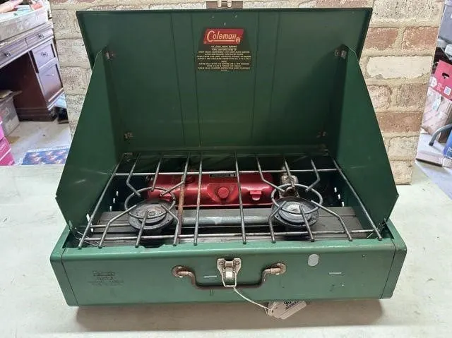 COLEMAN CAMPING STOVE- MODEL 413G; WICHITA, KS;