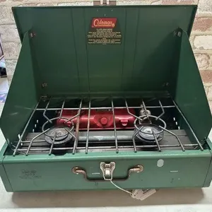 COLEMAN CAMPING STOVE- MODEL 413G; WICHITA, KS;