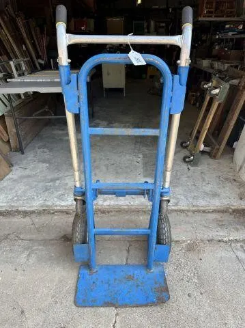 BLUE & SILVER HEAVY DUTY FOLDING HAND TRUCK
